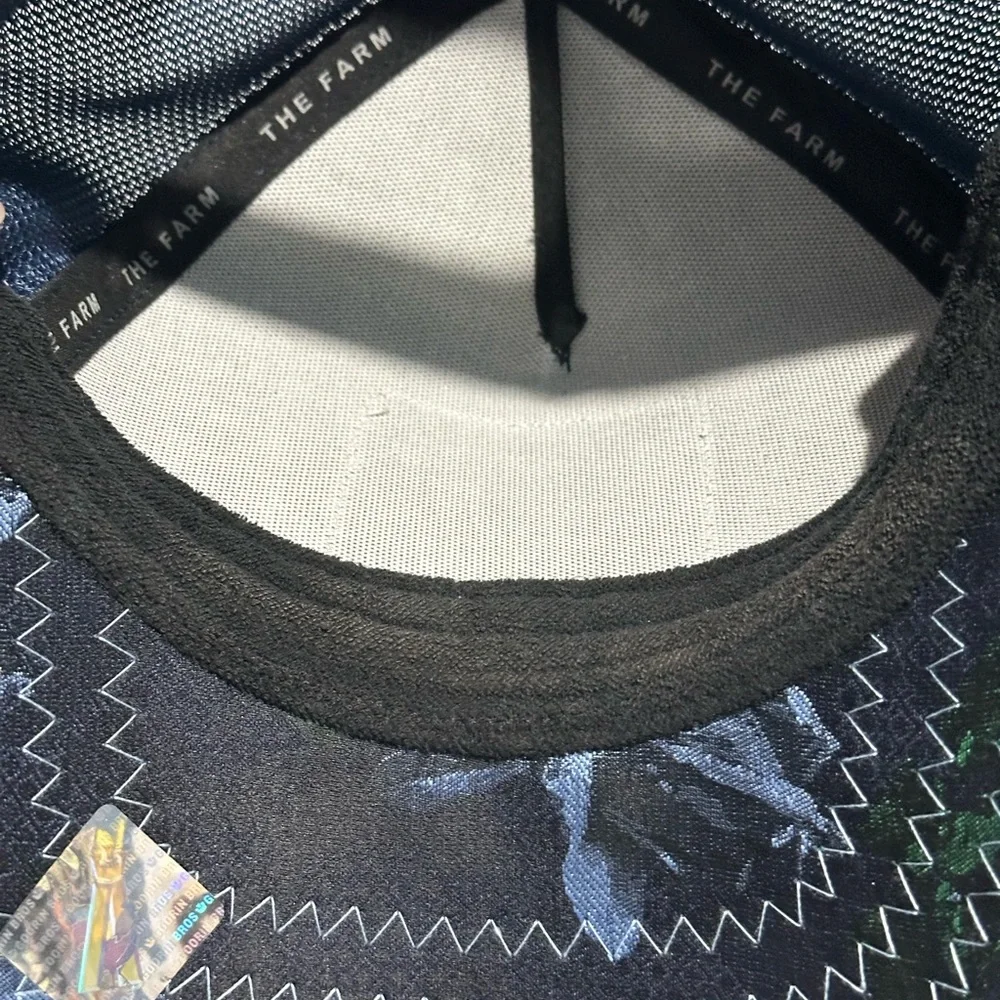 Goorin Bros Trucker Hat Exclusive Social Butterfly Hologram Sticker Tags Labels - Picture 9 of 10